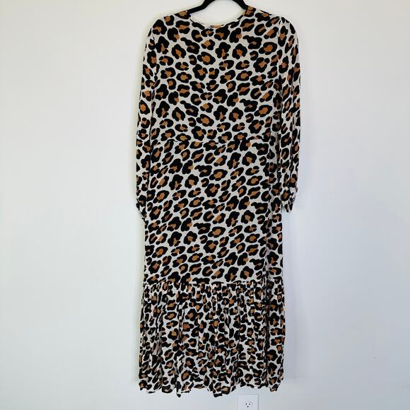 Olivia James the Label Lydia Dress in leopard cheetah animal print - Picture 5 of 9